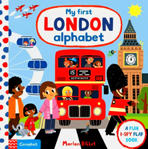 ABC Book: My First London Alphabet | Early Year Learning | Activity Board Book with lift-up flaps