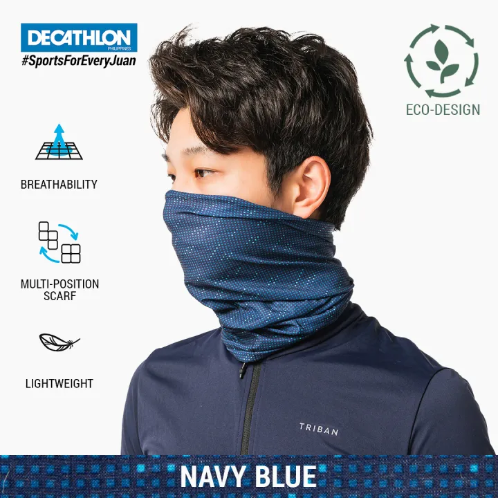 Decathlon Van Rysel RoadR 100 Cycling Neck Warmer Navy Blue