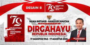 SPANDUK DIRGAHAYU RI / SPANDUK BANNER AGUSTUSAN / BANNER 17 AGUSTUS / SPANDUK BANNER KEMERDEKAAN