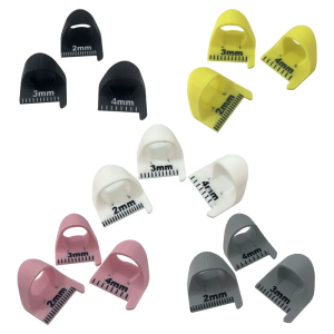 3Pcs Quilting Ruler Finger Patchwork Stitching Aid Sewing Measuring Tool Quilting Finger Ruler For Stitching 2mm 3mm 4mm