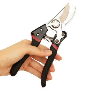 SK5 Alloy Steel Heavy Duty Pruning Shears Non-Slip Grip Scissors for Garden & Landscaping Plant Care