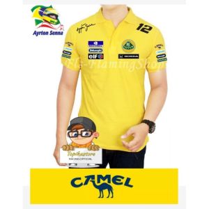 Team Cam el Ayrton Senna 12 Limited topikustore Kaos Polo