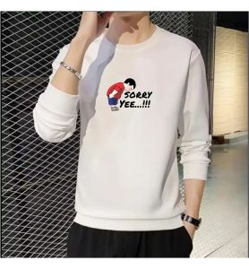 Sale Sweater Keren Kaos Pria Distro Sweatshirt Elegan Crewneck Cowo Trendy Sorry Yee Sweter Kekinian