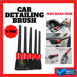 5pcs Berus Detailing Kereta | Cuci Aircond Rim Dashboard & Enjin