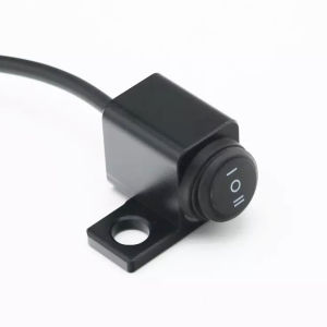 Công tắc nhôm chống nước lắp chân gương 2 chế độ sáng cho 2 bóng đèn