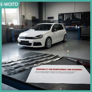 【E-WOITD】 Gia Cố Thép Không Gỉ Kim Loại Khung 2Pcs Sửa Chữa Bị Lỗi Cho Golf 6 R20 2009 2014 Xe Phần Mạnh Mẽ Thay Thế Kit