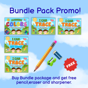 Childrens Activity Pads for pre-schooolers Tracing Pads Colored Pages 80gsm