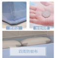 LZD  Installation-Free Folding Mosquito Net Household  2024 New Foldable Thickened and Densely Woven Internet Celebrity Bottomless Height-Adjustable Bed. 