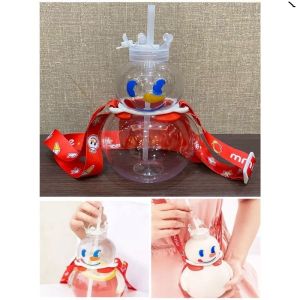 COD Tumbler Tempat Botol Minum Mixue Tumbler 700ml Dengan Tali Mixue Botol Minum Tumbler Mixue Viral P80 tempat minum anak anak