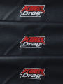 Universal Motorcycle Leather Seat Cover KING DRAG Logo Design. 