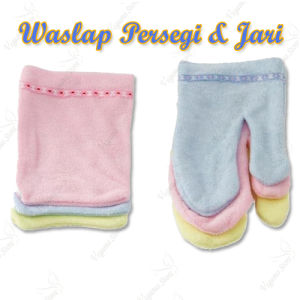 Waslap Bayi Okiyo / Waslap Mandi Baby Model Jari Model Kotak Merk Okiyo-Vegasus Store (COD)