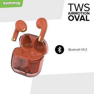 Hippo TWS Airmotion Oval Bluetooth 5.3 True Wireless Stereo HiFi Sound Volume Control With Earbuds
