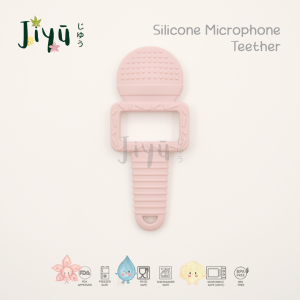 JIYU [JB-028] Silicone Microphone Teether / Gigitan Silikon Mikropon BPA FREE