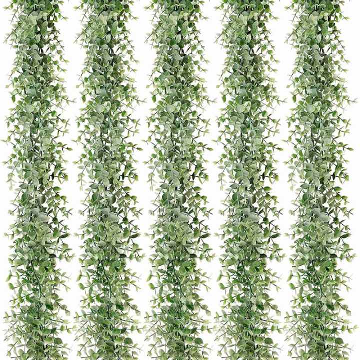 5 Packs 30Ft Artificial Eucalyptus Garlands Fake Greenery Vines Faux