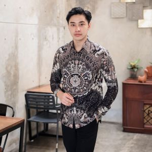Jayabaya Batik BIMASENA II Kemeja Katun Furing Lengan Panjang