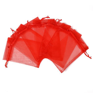 Adjustable Drawstring Organza Bags Jewelry Packaging Bags Candy Wedding Bags