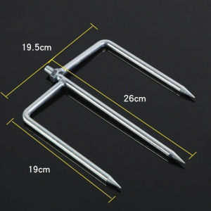 CHÂN Ô INOX MẠ CROM DÀI 30 PHÂN KÈM HỘP ĐỰNG  DỤNG CỤ THAY THẾ CHO CÁC MẪU Ô DÙ