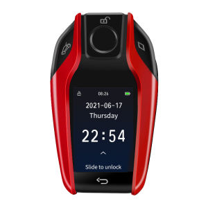 Joysync Smart LCD Remote Car Key - Keyless Entry One-Click Start Anti-Theft for Toyota Vios/Raize &Mitsubishi Xpander