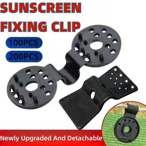 100/200pcs Shading Net Clip/Garden Greenhouse Shade Cloth Fix Clamp Fence Net Clip/Clamp Fence Net Clip/Multi-Purpose Net Cloth Clip/Garden Tools