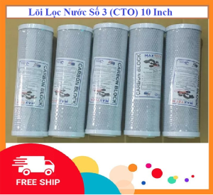 Lõi Lọc Nước Số 3 CTO - 10 Inch- Đơn Giá / 1 Thùng/ 25 Cái
