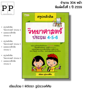หนังสือ สรุปหลักคิด วิทยาศาสตร์ ประถม 4-5-6 I เขียนโดย พิจิตรา ฐนิจวงศ์ศัย