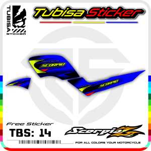 Striping List Variasi Yamaha Scorpio - Stiker Striping Motor Scorpio. TBS.14