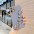 Suitable for Apple 16 Phone Case New 13 Internet celebrity iphone15 Fashion Brand 14promax Plush Heart Bracelet for Women. 