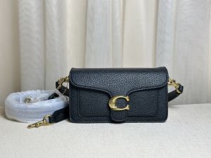 Women Genuine Cowhide Leather Small Flap Crossbody Bag Detachable Adjustable Strap Shoulder Sling Handbag Gold Hardware