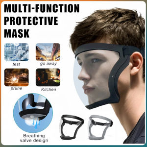 Transparent  Mask Full Face Acrylic Face shield  Anti Fog Dustproof  Face Protection Mask