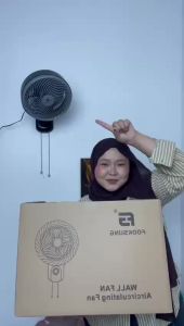 Jaminan waranty 1 Tahun wall fan 10 inch Kipas peredaran udara Silent dual-purpose air circulation kipas dinding