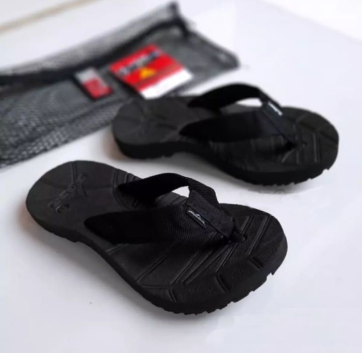 PROMO SANDAL JEPIT EIGER HITAM POLOS MURAH MERIAH SANDAL PRIA