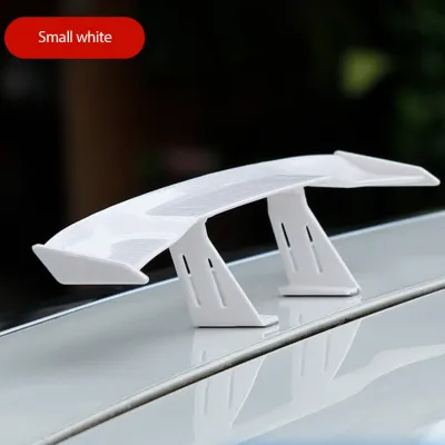 JaneDream Universal Car Mini Tail Wing Carbon Fiber Look Mini Modified Tail Wings Model Auto Rear Spoiler Decoration Car Accessories