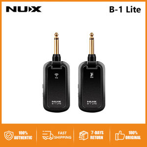 Original NUX B-1 Lite Wireless Guitar System 2.4GHz Rechargeable 4 Channels Audio Transmitter Receiver Cable For Acoustic Electric Guitar B 1 Lite