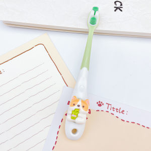 Childrens Toothbrush 6-12 Years Old Cartoon Puppy Soft Bristles Premium Gum Protection Tooth Protection Small Head Deep Cleaning Ultra-