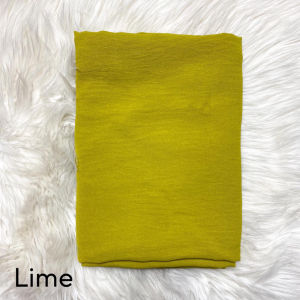 Hijab Pashmina Crinkle Warna Rusia Krem - Selemdang Premium untuk Muslimah