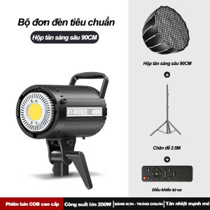 Đèn Chụp Softbox parabolic  sâuPhụ Kiện Studio Công suất 150wĐèn Live Stream Điều Khiển Từ Xa