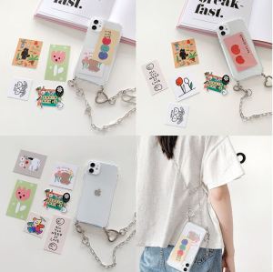 เคสกันกระแทก +โซ่สะพาย เคสมือถือ Case เคสโทรศัพท์ Transparent TPU