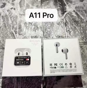 ใหม่ A9 Pro 、A11Pro、A12Pro ANC หูฟังไร้สายบลูทูธหน้าจอสัมผัสอัจฉริยะ 5.4 พร้อมไมโครโฟน IPX5 ลดเสียงรบกวน TWS หน้าจอLCD ระบบสัมผัส​ หูฟังไร้สาย