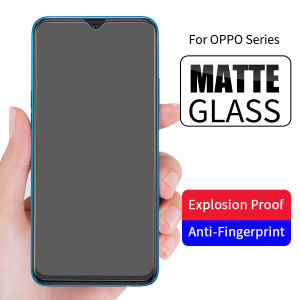 ♥Ready Stock【Matte Frosted】OPPO F5 F7 F9 F11 Pro A12 A12e A3S A5S A15 A15S A54 A74 A32 A53s A52 A92 A83 A53 A33 A5 A9 2020 Reno 5 4F 4 3 2 Matte Tempered Glass Screen Protector