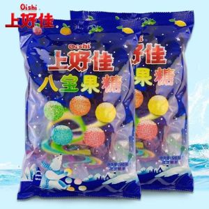 24H发货八宝果薄荷糖 多口味水果什锦硬糖 休闲零食 Multi-Flavor Fruit Assorted Hard Candy Snacks