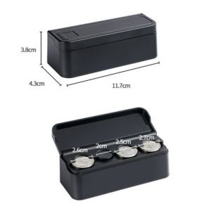 Car Coin Storage Holders Home Dual Purpose Change Box Small Creative Coins Purse Euro Dispenser Holder Case Wallet Money Boxes