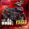 AIKKA Y5123 Red Titan | Yamaha LC135 Series 2K Paint Car Motor Titan Merah Cat Bancuh Motorbike DIY. 