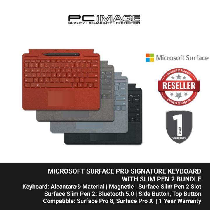 Microsoft Surface Pro Signature Keyboard & Slim Pen 2 Bundle For