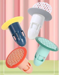 ซิลิโคน Rainbeau ถูกแต่งปี จูงปิดท่อระบายน้ำ จูงปิดท่อ ท่อระบายน้ำ กันกลิ่นท่อระบายน้ำ กันแมลง กรองเศษ พองเส้นผม คละสี