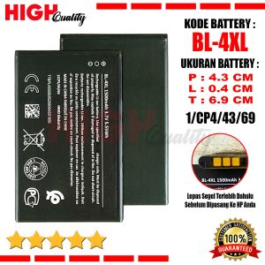 Baterai Battery High Quality BL-4XL / BL4XL Compatible Hp Nokia 6300 4G Reborn TA-1286 TA-1287 TA-1291 TA-1294 TA-1324 & 8000 4G TA-1311