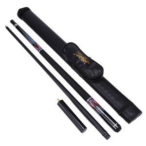 2A8006 red 10.5 mm-11.5mm-12.5mm pool cue black technology carbon billiard cue Chinese black eight American nine-ball private pool cue set