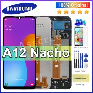 LCD For Samsung Galaxy A12 Nacho A127 A127F Original LCD Display Touch Screen Assembly Replacement with Frame