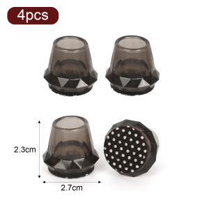 【🔥Low Price】4PCS Square Round Chair Leg Floor Protectors Furniture Pads for Hardwood Floors Furniture Sliders for Chair Legs Silicone Leg Caps