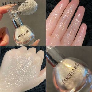 KUESICR Flower Snow Goddess Bride Body Glitter Shiny Pearl Hair Glitter Shiny Glitter High Gloss Stage
