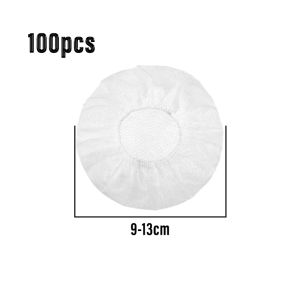 100Pcs Disposable Headphone Ear Cover Stretch Non-Woven Headset Sanitary Earmuff for 10-13cm Earpad